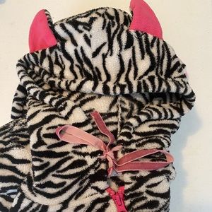 Women’s Zebra Print Onesie